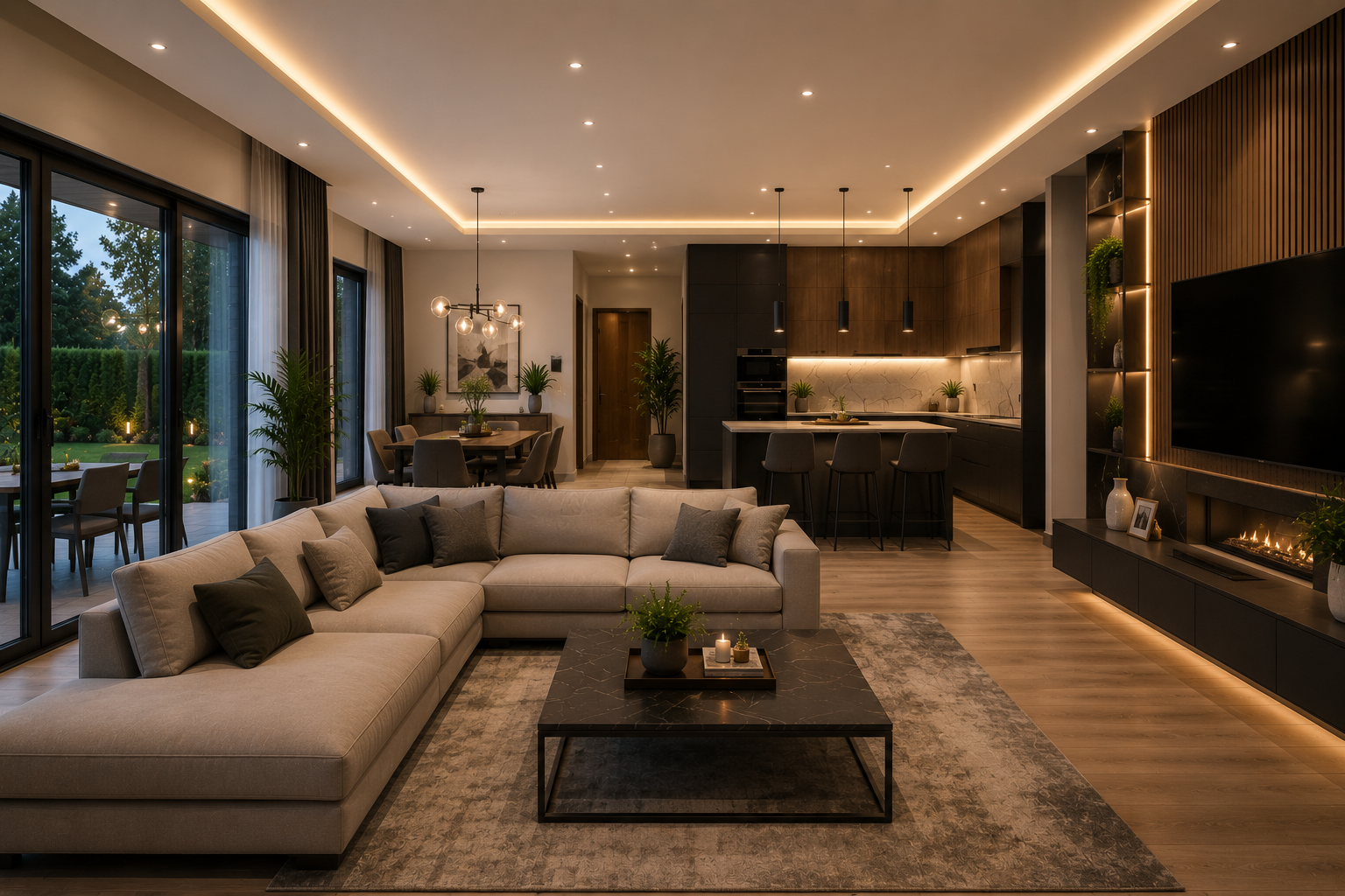 Tek Katlı Lüks Villa İç Mekan